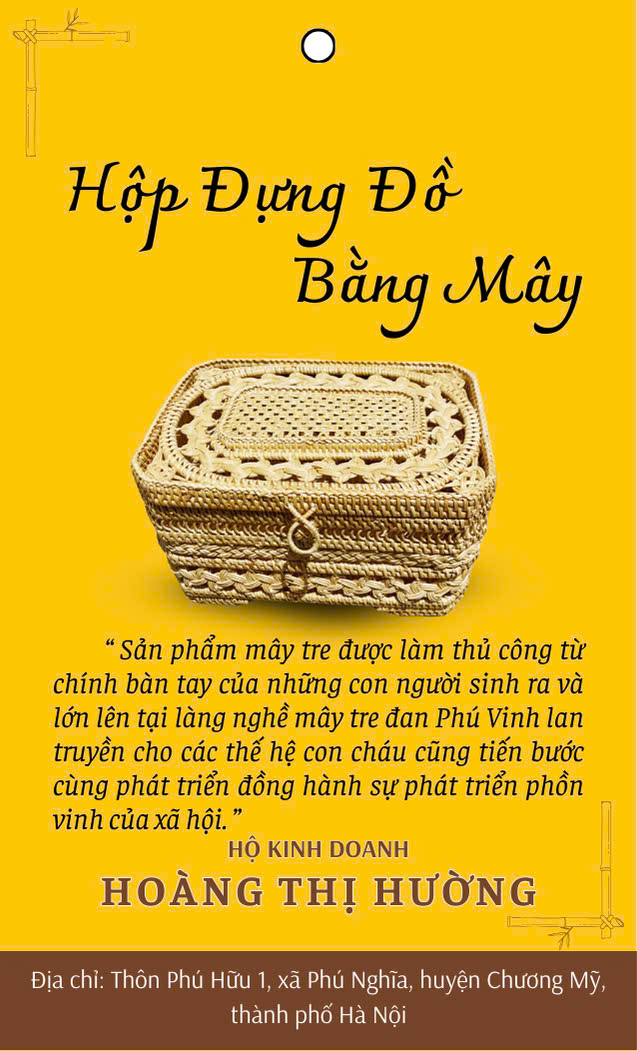 Hộp đựng đồ bằng mây
